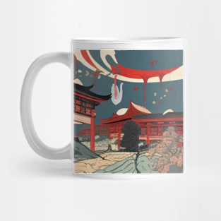 JAPANESE WOODBLOCK PRINT Mug